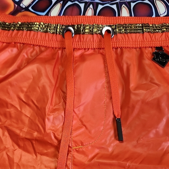 Vibrant Orange Men's Swim Trunks - Picture 3 of 12
